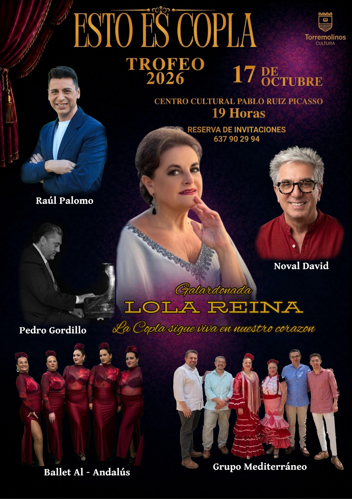 Trofeo Esto es Copla 2026 en Torremolinos | Invitaciones gratis